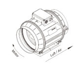 Ruck Prime 8" Evo EC | 793 CFM Inline Fan - Image 4